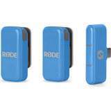 Rode Microphones Wireless Micro USB-C , Mikrofon blau
