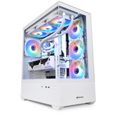 Sharkoon AK6 RGB    , Tower-Gehäuse weiß, Tempered Glass x 2