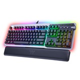 Thermaltake ARGENT K5 RGB, Gaming-Tastatur titan/schwarz, DE-Layout, Cherry MX RGB Speed Silver