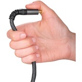 goobay Plus High-Speed-HDMI-Kabel mit Ethernet, 4K @ 60Hz grau, 0,5 Meter