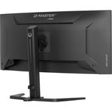 iiyama G-Master GCB3484WQSU-B1 RED EAGLE CURVED, Gaming-Monitor 86.4 cm (34 Zoll), schwarz, WQHD, Curved, VA, Free-Sync Premium, USB-C, 180Hz Panel
