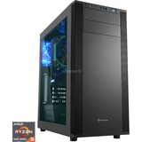 ALTERNATE We Love Gaming-PC • RTX 3060 • AMD Ryzen™ 5 5600X • 16 GB RAM schwarz/transparent, Windows 11 Home 64-Bit