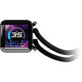 ASRock Phantom Gaming 360 LCD, Wasserkühlung schwarz