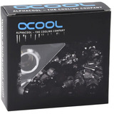 Alphacool Eiszapfen PRO 13mm HardTube Fitting G1/4 - Chrome, Verbindung chrom, 6er Set