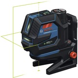 Bosch Professional Akku-Kombilaser GCL 12V-50-22 CG Professional, Kreuzlinienlaser blau/schwarz, Li-Ionen-Akku 2,0 Ah, grüne Laserlinien und Lotpunkte, inkl. Drehhalterung RM 20, in L-BOXX