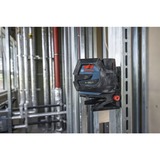 Bosch Professional Akku-Kombilaser GCL 12V-50-22 CG Professional, Kreuzlinienlaser blau/schwarz, Li-Ionen-Akku 2,0 Ah, grüne Laserlinien und Lotpunkte, inkl. Drehhalterung RM 20, in L-BOXX