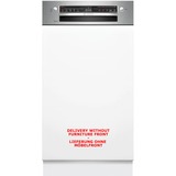Bosch SPI2HMS42E Serie 2, Spülmaschine edelstahl (gebürstet), 45 cm, Home Connect