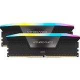 Corsair DIMM 32 GB DDR5-6000 (2x 16 GB) Dual-Kit, Arbeitsspeicher schwarz, CMH32GX5M2E6000C36, Vengeance RGB, INTEL XMP