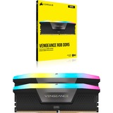 Corsair DIMM 32 GB DDR5-6000 (2x 16 GB) Dual-Kit, Arbeitsspeicher schwarz, CMH32GX5M2E6000C36, Vengeance RGB, INTEL XMP