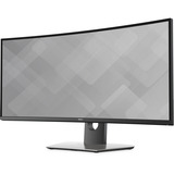 Dell U3417W Generalüberholt, LED-Monitor 86 cm (34 Zoll), schwarz, WQHD, IPS, Curved, HDMI, DP, Mini-DP, USB-Hub