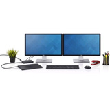Dell WD15 USB-C Dock Generalüberholt, Dockingstation schwarz, HDMI, VGA, Mini DisplayPort