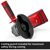 EINHELL Power X-Change Akku-Winkelschleifer TC-AG 18/115 Li-Solo, 18Volt rot/schwarz, ohne Akku und Ladegerät