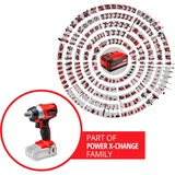 EINHELL Professional Akku-Schlagschrauber TE-CW 18 Li BL - Solo, 18Volt rot/schwarz, ohne Akku und Ladegerät