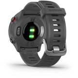 Garmin Forerunner 55, Smartwatch dunkelgrau/schwarz, 42 mm, Silikon-Armband