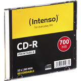 Intenso CD-R 700 MB, CD-Rohlinge 52fach, 10 Stück
