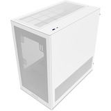 NZXT H3 Flow , Tower-Gehäuse weiß (matt), Tempered Glass