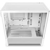 NZXT H3 Flow , Tower-Gehäuse weiß (matt), Tempered Glass