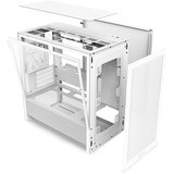 NZXT H3 Flow , Tower-Gehäuse weiß (matt), Tempered Glass