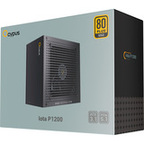 Ocypus Iota P1200 Black, PC-Netzteil schwarz, 1x 12-Pin High Power GPU, 3x PCIe, Kabelmanagement, 1200 Watt