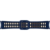 SAMSUNG Extreme Sport Band, Uhrenarmband dunkelblau/orange, 20 mm, M/L, Samsung Galaxy Watch4