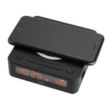TFA Digitaler Wecker mit kabelloser Ladestation EASY-CHARGE WIRELESS schwarz