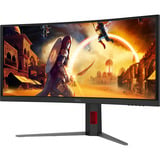 AOC AGON CU34G4CA, Gaming-Monitor 86.4 cm (34 Zoll), schwarz, WQHD, Fast-VA, Curved, USB-Hub, KVM, 180Hz Panel