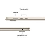 Apple MacBook Air 34,5 cm (13,6") 2025 CTO, Notebook champagner, 24 GB, 1 TB (1 TB SSD), Polarstern, M4, Deutsch