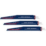 Bosch EXPERT Säbelsägeblatt ‘Multi Material’ S 1156 XHM + gratis EXPERT Cap 3 Stück, Länge 225mm