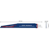 Bosch EXPERT Säbelsägeblatt ‘Multi Material’ S 1156 XHM + gratis EXPERT Cap 3 Stück, Länge 225mm