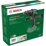 Bosch Heimwerken & Garten Akku-Schlagbohrschrauber AdvancedImpact 18V-80 QuickSnap Solo grün, ohne Akku und Ladegerät, POWER FOR ALL ALLIANCE