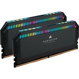 Corsair DIMM 32 GB DDR5-6000 (2x 16 GB) Dual-Kit, Arbeitsspeicher schwarz, CMT32GX5M2B6000C30, Dominator Platinium, INTEL XMP