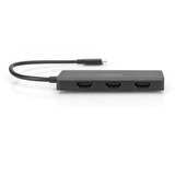 Digitus 3-Port MST Video Hub, Dockingstation USB-C, 3x HDMI