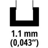EINHELL Ersatz-Sägeschwert 4500194, für FORTEXXA 18/20 TH 20cm, 1,1mm