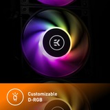 EKWB EK-AIO 360 D-RGB 360mm, Wasserkühlung schwarz