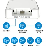 FRITZ! Box 6860 5G, Mobile WLAN-Router 