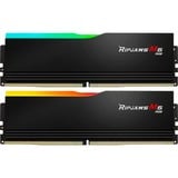 G.Skill DIMM 32 GB DDR5-6000 (2x 16 GB) Dual-Kit, Arbeitsspeicher schwarz, F5-6000J3636F16GX2-RM5RK, Ripjaws M5 RGB, INTEL XMP