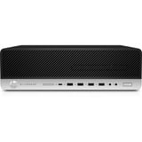 HP EliteDesk 800 G4 SFF Generalüberholt, PC-System schwarz/silber, Windows 11 Pro