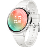 Huawei Watch 6 42mm (Leib-L19L), Smartwatch weiß, weißes Komposit-Armband