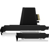 ICY BOX IB-PCI208-HS, Schnittstellenkarte schwarz