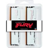 Kingston FURY DIMM 32 GB DDR5-6400 (2x 16 GB) Dual-Kit, Arbeitsspeicher weiß, KF564C32BWK2-32, FURY Beast, INTEL XMP