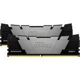 Kingston FURY DIMM 64 GB DDR4-3600 (2x 32 GB) Dual-Kit, Arbeitsspeicher schwarz, KF436C18RB2K2/64, Renegade, INTEL XMP