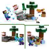 LEGO 21583 Minecraft Steves Abenteuer in der Taiga, Konstruktionsspielzeug 