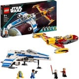 LEGO 75364 Star Wars New Republic E-Wing vs. Shin Hatis Starfighter, Konstruktionsspielzeug 