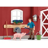 Schleich Farm World Große Farm mit Tieren & Zubehör, Spielgebäude 