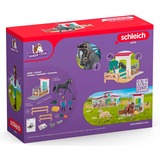 Schleich Horse Club Pferdebox mit Lisa & Storm, Spielfigur 