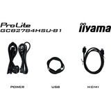 iiyama G-Master GCB2784HSU-B1, Gaming-Monitor 68.6 cm (27 Zoll), schwarz, FullHD, Curved, Free-Sync Premium, Erg. Standfuß, 240Hz Panel