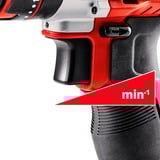 EINHELL Akku-Schlagbohrschrauber TE-CD 12/1 Li-i, 12Volt rot/schwarz, 2x Li-Ionen Akku 2,0Ah