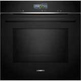 Siemens HM776GKB1 IQ700, Backofen schwarz/edelstahl, mit Mikrowellenfunktion, 60 cm, Home Connect