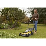 Stanley Akku-Rasenmäher (SFMCMW2651M-QW), 36Volt (2x18V) schwarz/gelb, 2x 4,0 Ah-Lithium-Ionen-Akku