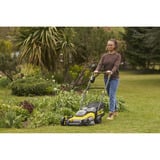 Stanley Akku-Rasenmäher (SFMCMW2651M-QW), 36Volt (2x18V) schwarz/gelb, 2x 4,0 Ah-Lithium-Ionen-Akku